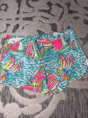 Lilly Pulitzer Sailboat Print Shorts